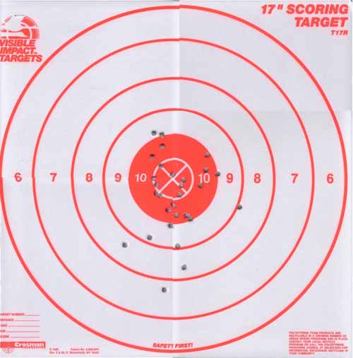 shot-up target